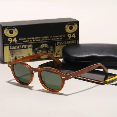 Johnny Depp Lemtosh Polarisierte Sonnenbrille Männer Sonnenbrille Frau Luxusmarke Vintage Acetat Rahmen Schutzbrille