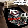 Custom Name Horror Holiday Mashup Carpet, Chair Rug,Area Rug for Office Bedroom living rooms bedroom, Doormat decor Christmas fan gifts