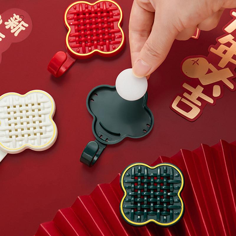 1/3pcs Chinese Knot Hooks Wall Hanging Hook Self-Adhesive Towel Key Bag Holder Clothes Punch-Free Hanger Strong Adhesive Organizer Rack