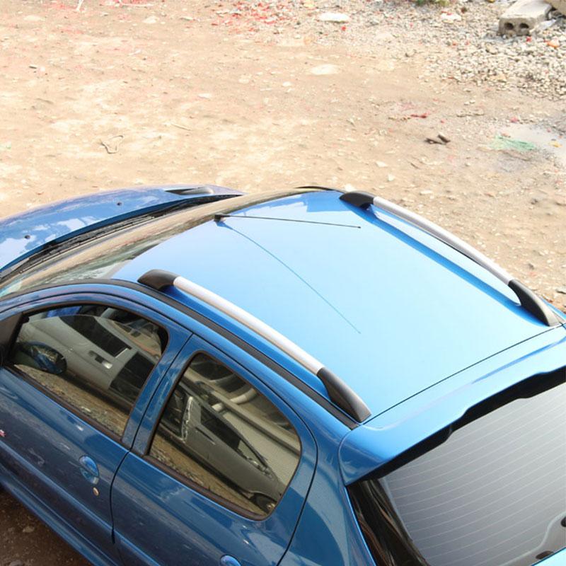 Modificare Acoperiș perforat din aliaj de aluminiu pe ambele părți ale portbagajului mașinii Portbagajul decorativ de acoperiș numai pentru decorarea mașinii