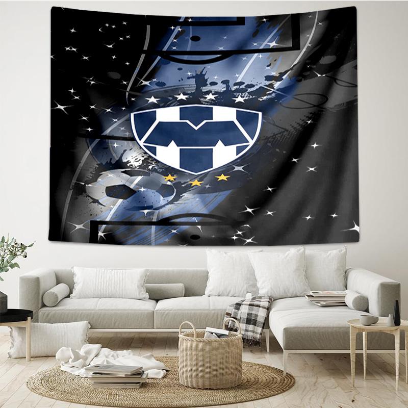 Football Club Emblem Tapestry Hanging for Bedroom,Livingroom, Playroom,Decor Art Room Wall Tapestry Holiday and Birthday Gifts