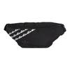 Originals Superstar Series Sneakers Print Small Logo Zipper Closure Polyester Chest Bag Waist Bag Regular Unisex Couple Style Pure Black FT9314