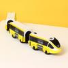 Wooden Tracks Magnetic Rail Car Toys for Children Electric Rc Cars with Light and Sound Magnetic Train Toys for Children Gift