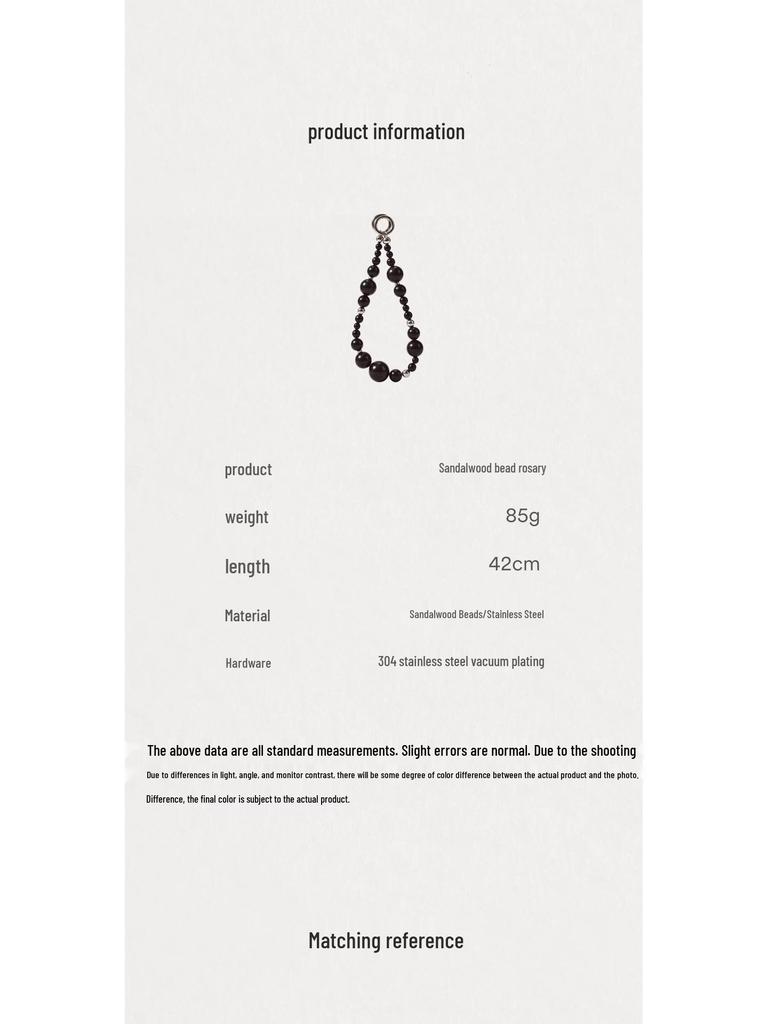 Songmont Sandałowe Czas Plaży Koralikowy Charm Torba Tote Akcesorium