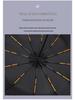 24-Rib Reinforced Automatic Folding Umbrella with UV Protection