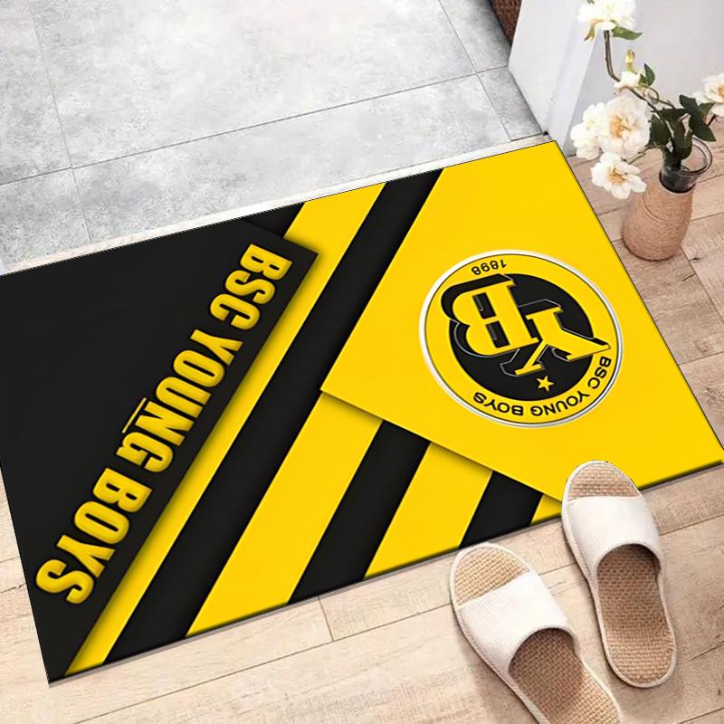 BSC YOUNG BOYS Polyester Carpet, Soft Indoor Mat for Office Chair, Living Room, Computer Desk - Decorative Home Office Rug Design