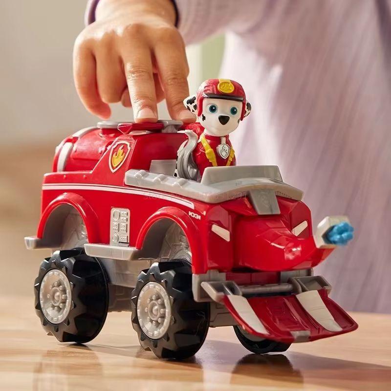 100% Genuine Paw Patrol Jungle Series Chase Skye Marshall Animal Shapeshiftingjungle Secret Realm Dog Rescue Car Vehicle Kid Toy