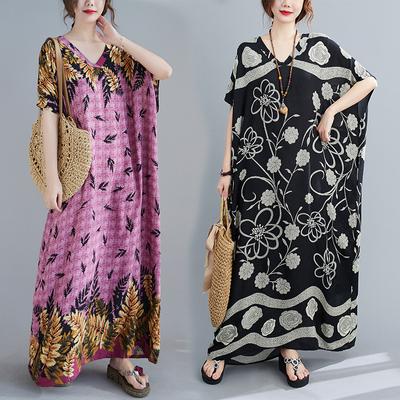 Dress Bohemian Loose Plus Size Women's Skirt