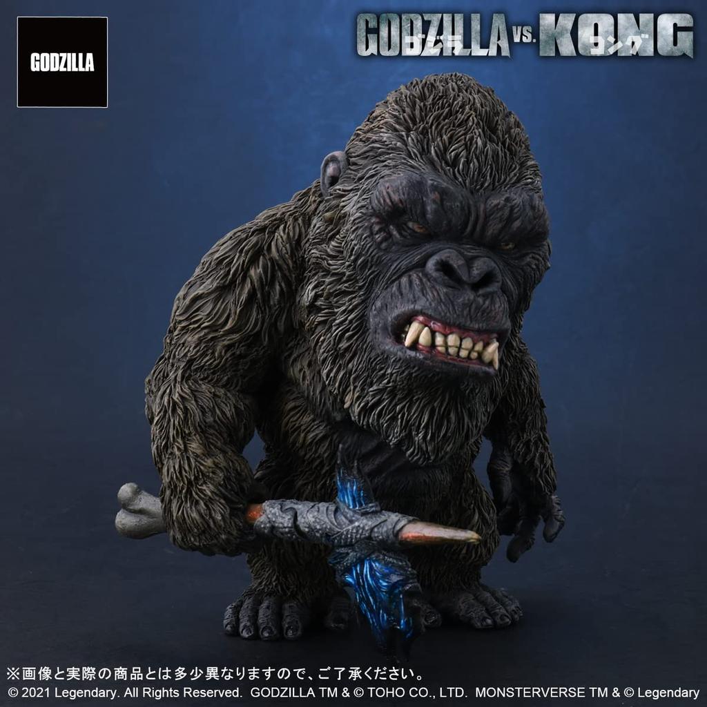 GARAGE TOY KONG FROM GODZILLA KONG General distribution version Height 150mm PVC painted finished figure X-PLUS Defo-real VS. (2021) approx.