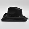 Nuovo Cappello Western da Cowboy Vintage da Uomo Intrecciato a Mano in Paglia Cappello da Sole da Spiaggia Cappello Jazz da Gentiluomo Cowgirl Sombrero Hombre