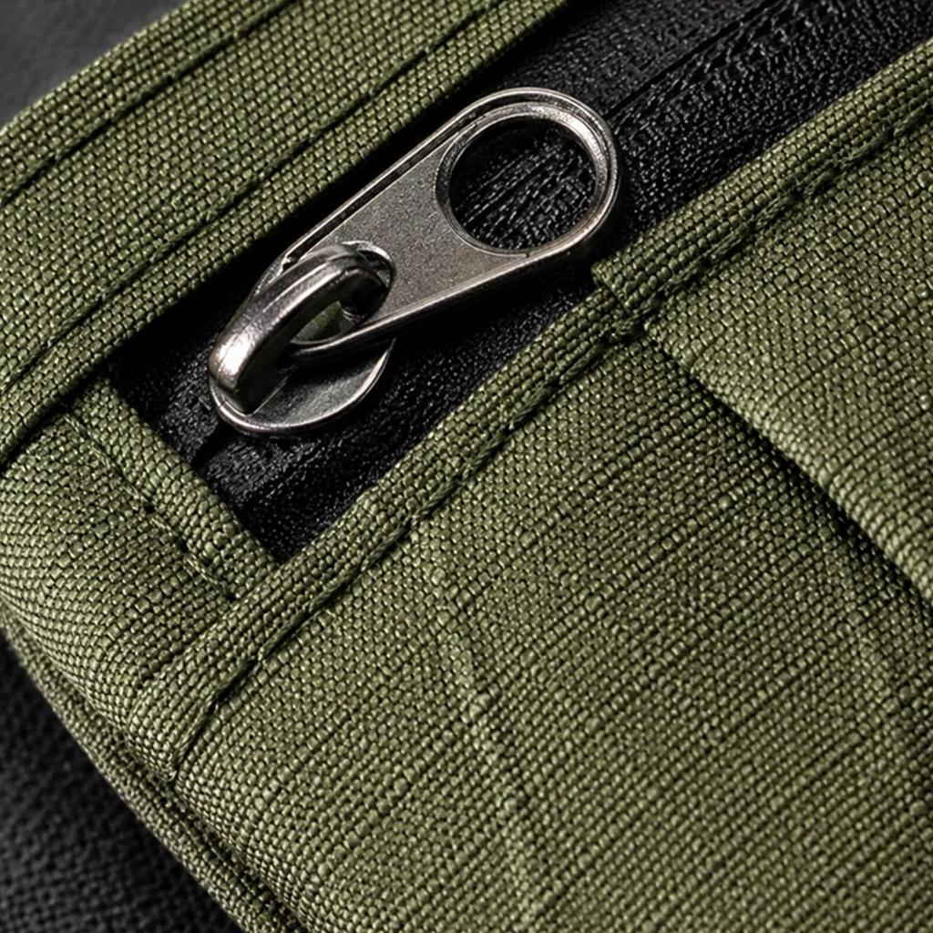 Card Holder Pouch with Carabiner Clip Compact Woven Portable for Commuting,