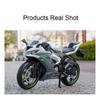 1/12 Kawasaki NIJIA ZX6R Motocykl z lehké slitiny Model autíčka Přední kolo Levé pravé Řízení Zadní kolo Odpružené vozidlo Dárek pro děti