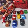 Hot  12Pcs  Pixar Cars Gift Box Metal Diecast Lightning Mcqueen Car Model Toy Jackson Uncle Truck Boy Birthday Toys