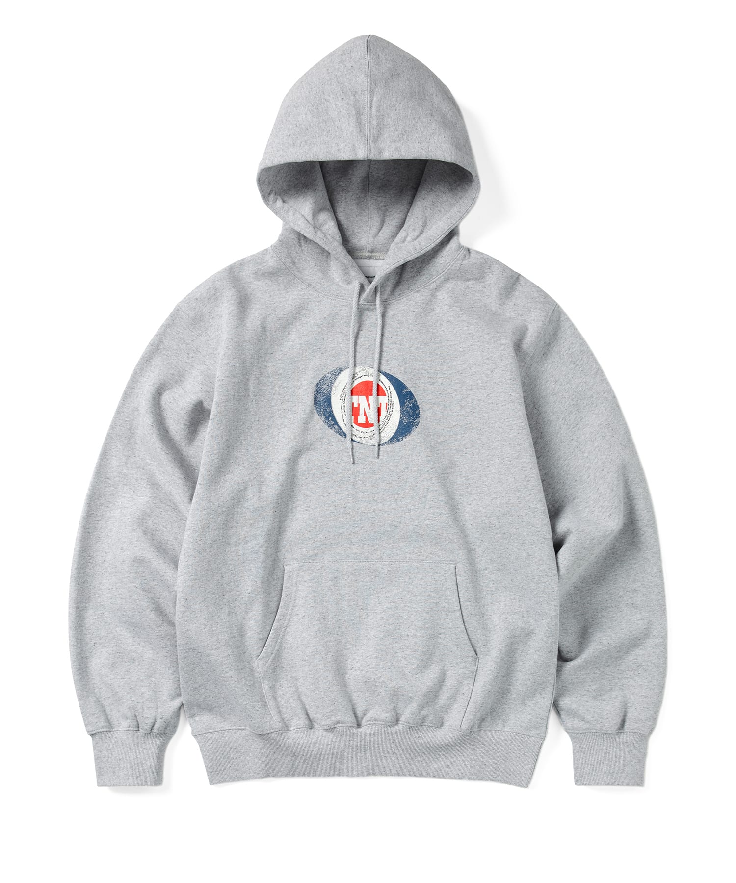 This Is Never That Tnt Oval Hoodie Heather Gray Xl