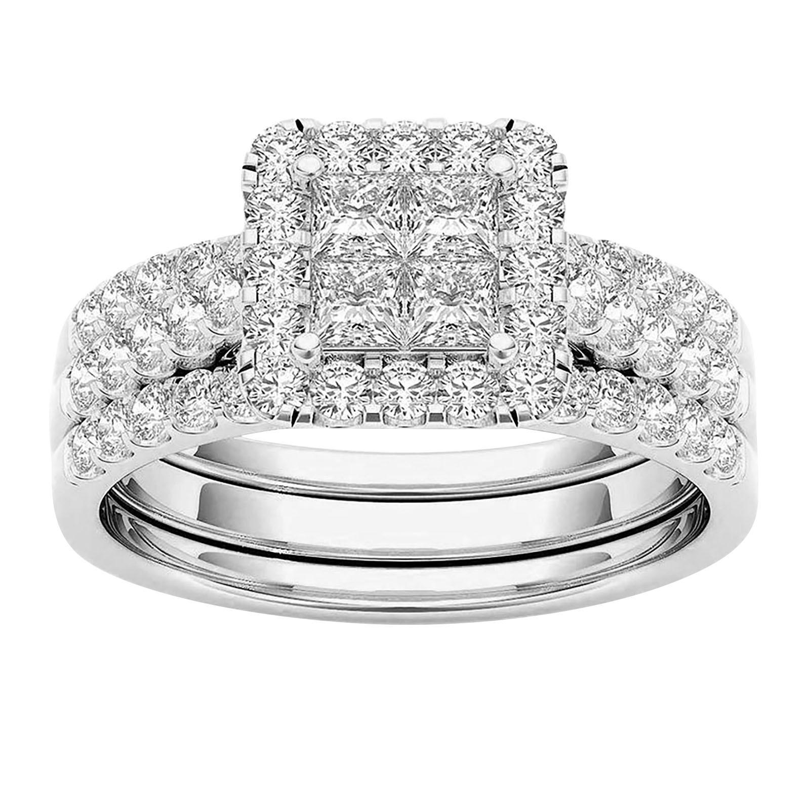 

Gold Plated Zircon Inlaid Ring 10