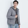 Leichte Herren-Daunenjacke mit Kapuze – Trendige koreanische Mode für warme Wintertage für Männer mittleren Alters