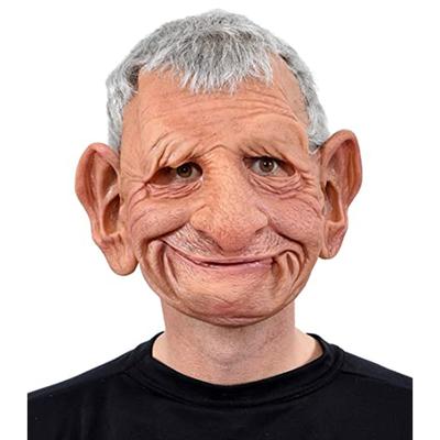 Old Man Latex Mask Halloween Cosplay