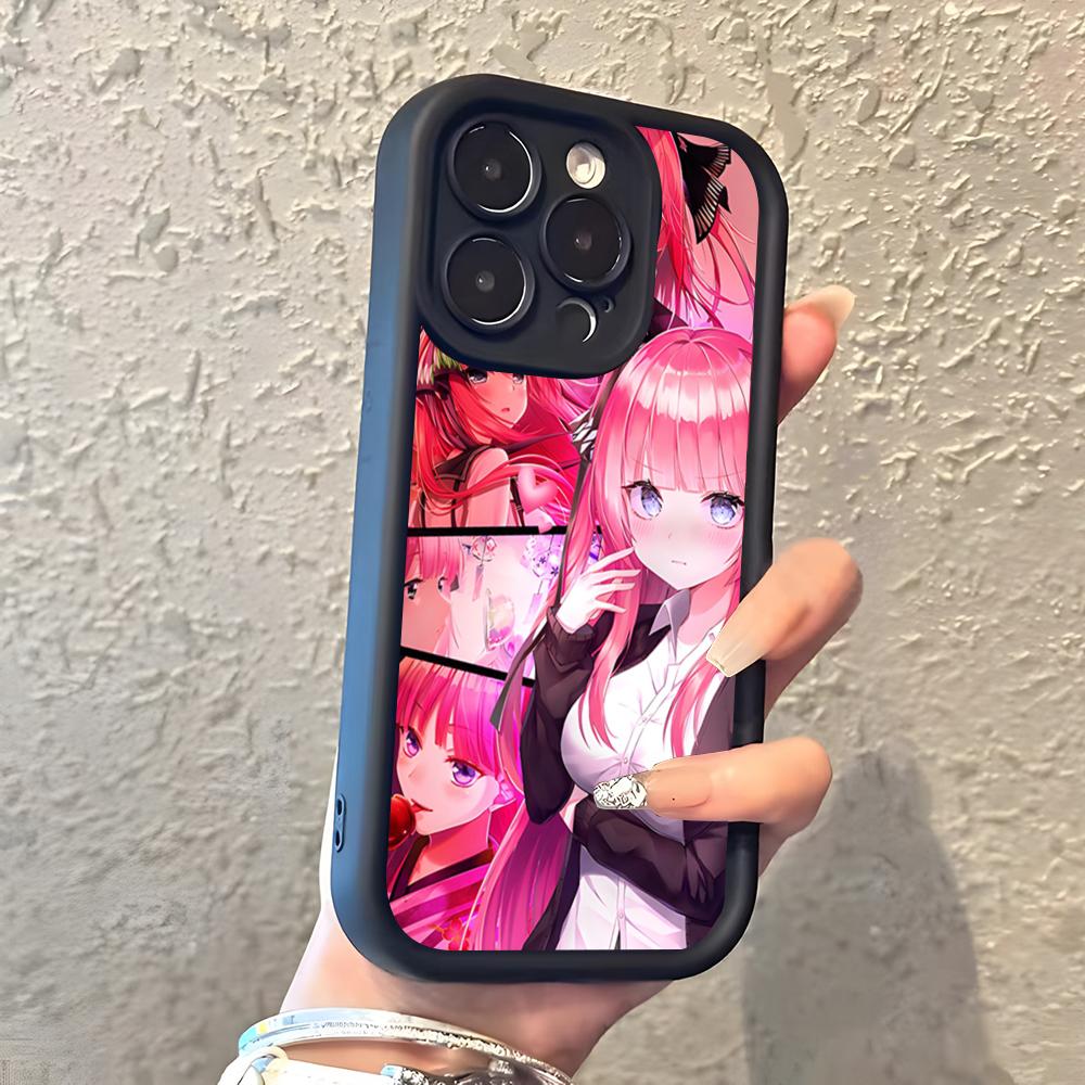 Anime The Quintessential Quintuplets Phone Case For IPhone 17 Pro Max 16 15 14 Pro Max IPhone 13 Pro Max 11 Plus Silicone Cover