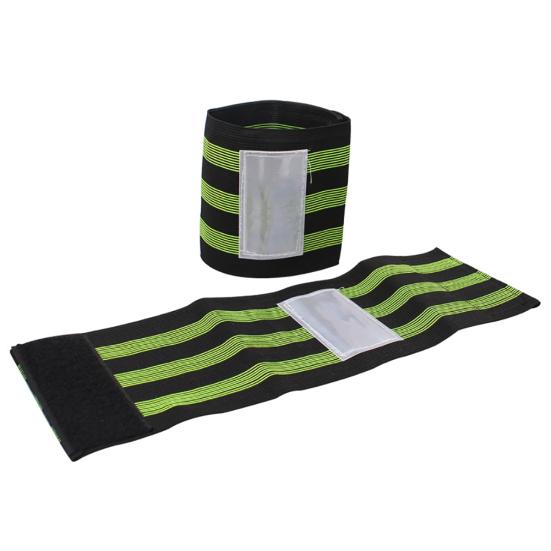 1 Paar Broek Elastische Bind Veiligheidsband Fiets Fiets Reflecterende Beenband