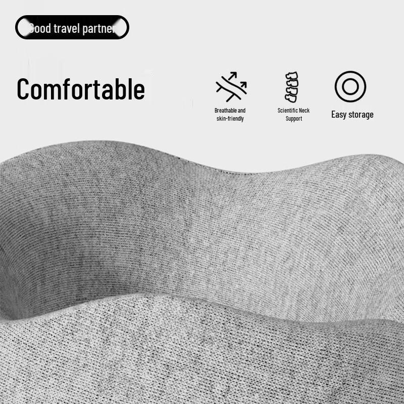 Memory Foam U-shaped Travel Neck Pillow