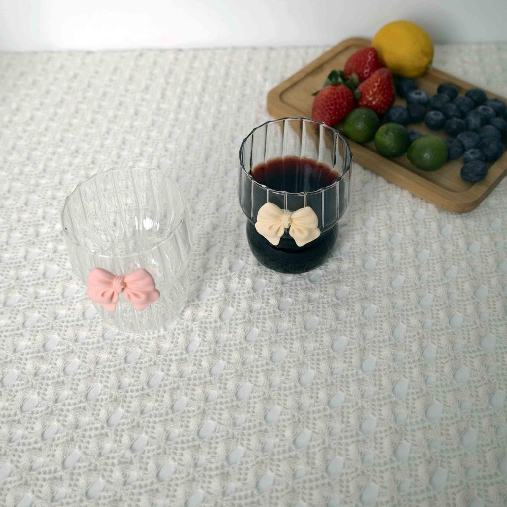 Milchbecher Glasbecher Einfache Wasserbecher Schöne Kaffeetassen Glas Saftbecher Glasmaterial Perfekt für den täglichen Gebrauch