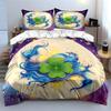Lucky Clover Art Decoration Set Soft Comfortable Duvet Cover Bedding Set Included 1*Duvet Cover & 2*Pillowcases, Gift