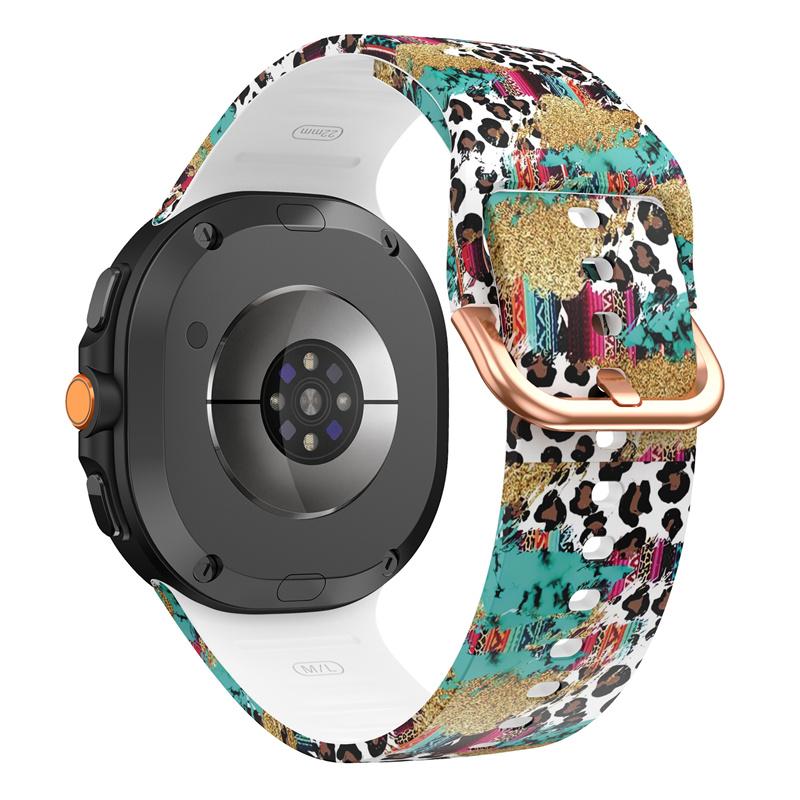 Printing Silicone Strap For Samsung Watch 8 Band Galaxy Watch 8 Classic Watchband Replacement No Gap Galaxy Watch 8 Correa