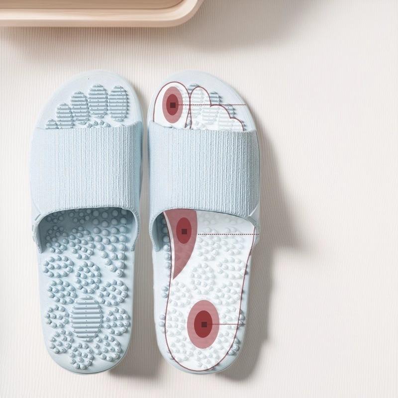 Men's Massage Acupressure Slippers - Non-Slip Sandals for Home Foot Therapy, Summer PVC Design