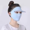 Women’s Anti-UV Breathable Ice Silk Face Mask - Sunshade and Eye Corner Protector 3D Hat