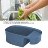 Plastic Sink Drain Basket Saddle Shape Hanging Hook Kitchen Strainer Basket Drain Holes Trays Wet and Dry Separation