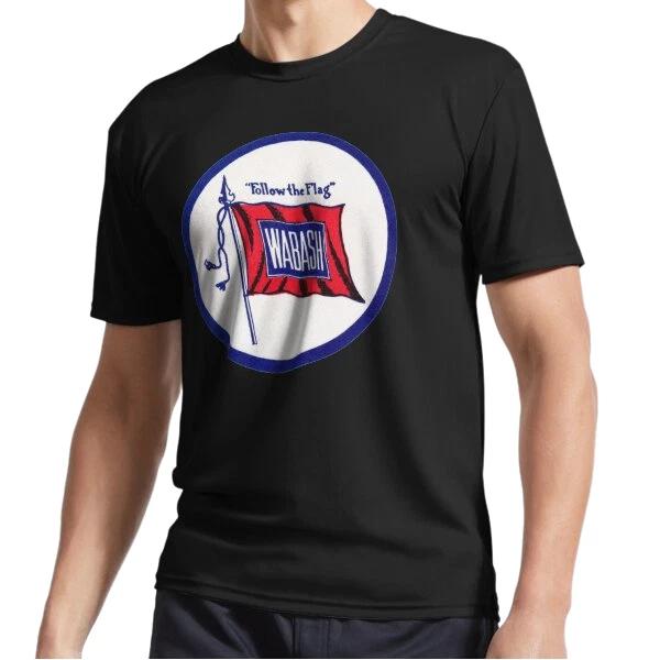 New 1940s Wabash Railroad Active Logo T-Shirt Funny Size S to 5XL S