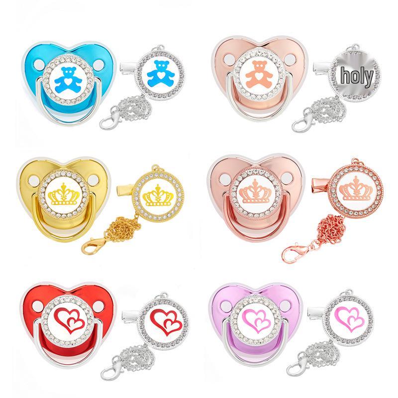 Nový dětský dudlík s kamínky a protiprachovým krytem skladem