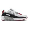 Nike Air Max 90 Leather GS Photon Dust Grey Kids Sneakers Varsity-Red White Particle-Grey CD6864-019