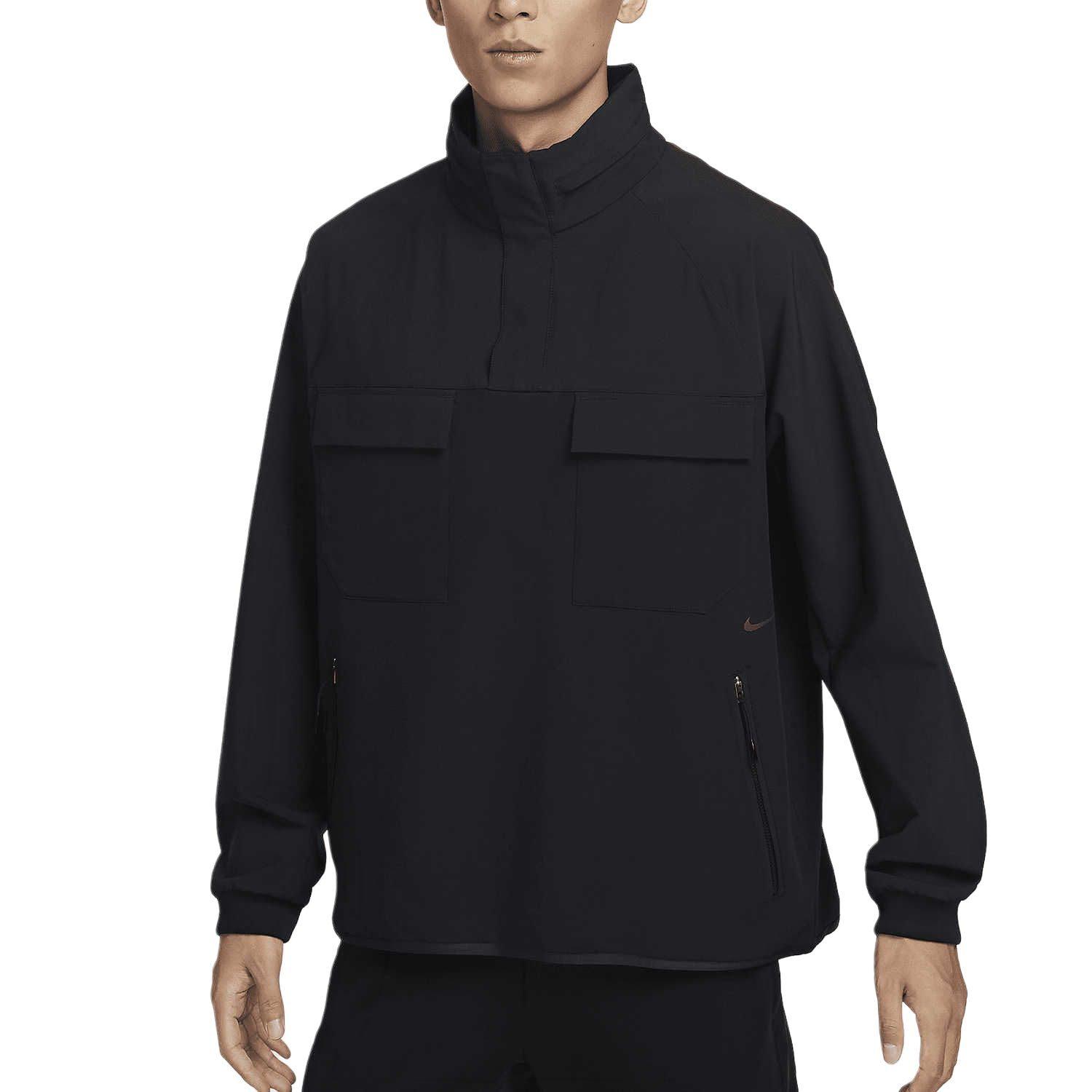 Nike Jackets Men`s Black Stand Collar