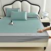 Class A Ice Silk Mattress Three-piece Set Summer Ice Silk Mat Mattress Protective Cover Hotel Air Conditioner Mattress Bedspread Machine Washable