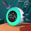 Bluetooth Speaker Alarm Clock Colorful Night Light  Music Player Rechargeable Digital Clock Best Gift