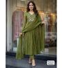 Damen Fertig zum Tragen Anarkali Ethnische Kleidung Kurta Hose Dupatta Set Indisch Bollywood Oberteil Tunika Kurti