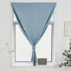 Self Adhesive Blackout Curtains Velcro No Drill Full Length Bedroom Living Room Privacy Thermal Insulated Easy Install 1 Panel