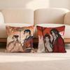 Heaven Official's Blessing Cushion Cover Home & Car Multi-Scene Pillow Cover - Reversible, Soft & Durable for Daily Use