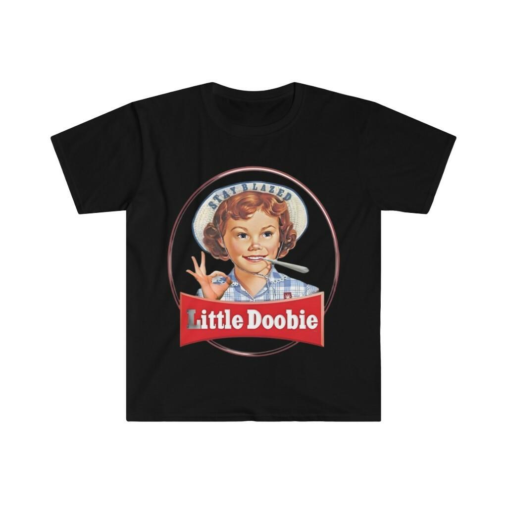 Soft Cotton T-Shirt Little Debbie Cake Funny Shirt Little Doobie