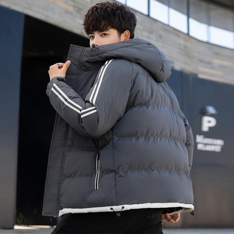Men's Jacket Autumn Winter New Men's Cotton Coat Korean Style Trendy Short Cotton Jacket Thickened Down Cotton Clothing for Men