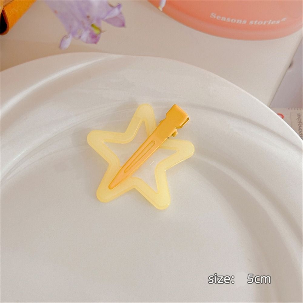Colorful Star BB Hair Clips Cute Side Barrettes Hair Grip High Quality Star Hairpin