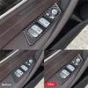 For BMW 5 Series G30 2018- Accessories Carbon Fiber Interior Car Windows Lifting Button Control Panel Trim Cover Stickers