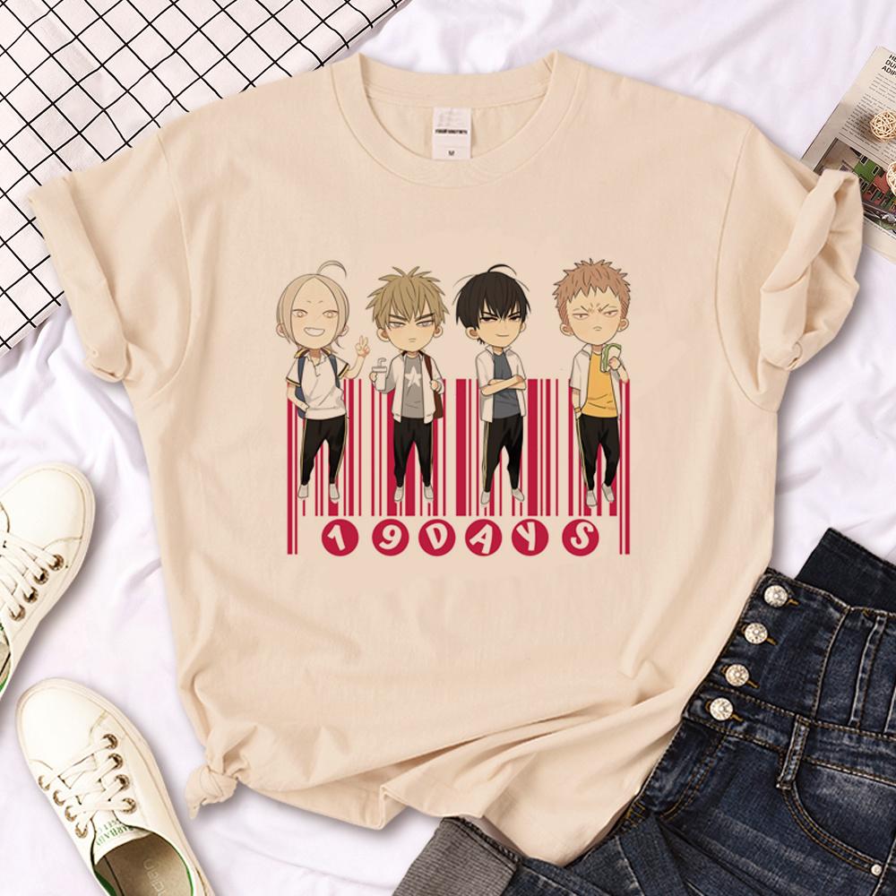 19 Days t-shirts men streetwear comic Japanese t shirt boy manga clothes
