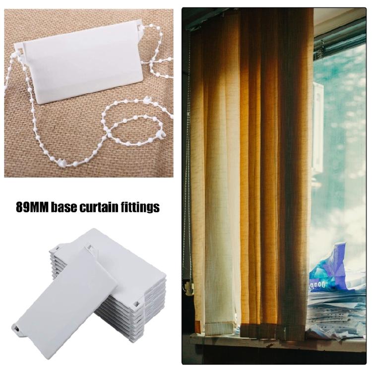 10Pcs/Pack Vertical Blind Repair Blind Chain Link Connectors For 89MM Louvers, Easily Mount, Home Decoration