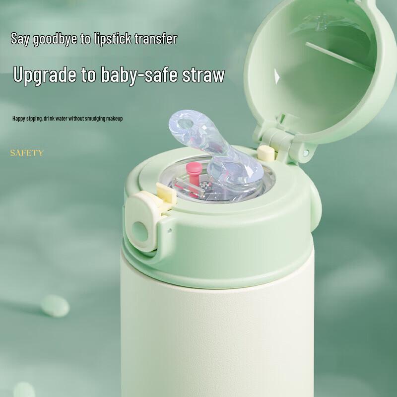 Wushengwu Kids' Insulated Straw Water Bottle