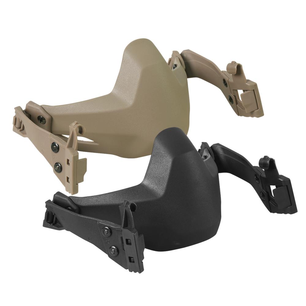 Tactical Face Mask Folding Windproof Breathable Lightweight Durable Realistic Design for Outdoor Airsoft Paintball Training