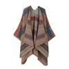 Women's Ethnic Shawl: Northwest Travel Cape, Thick Warm Scarf Cloak