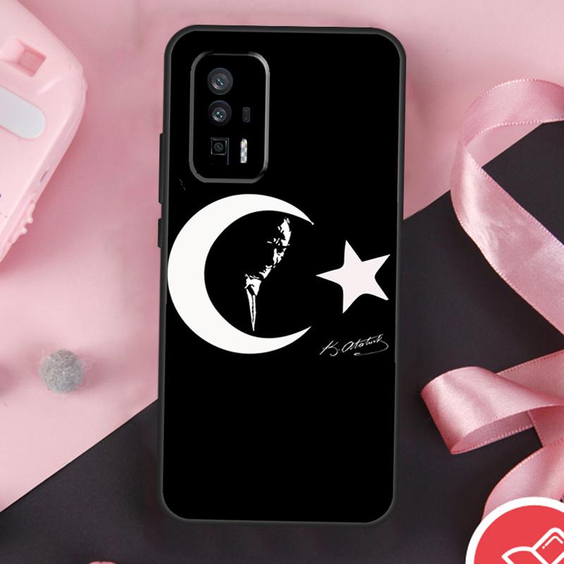 Mustafa Kemal Ataturk Case For Xiaomi 13T 11T 12T Pro 12 Lite 13 14 Ultra POCO F6 F5 M6 X3 X5 X6 Pro F3 M5s Cover