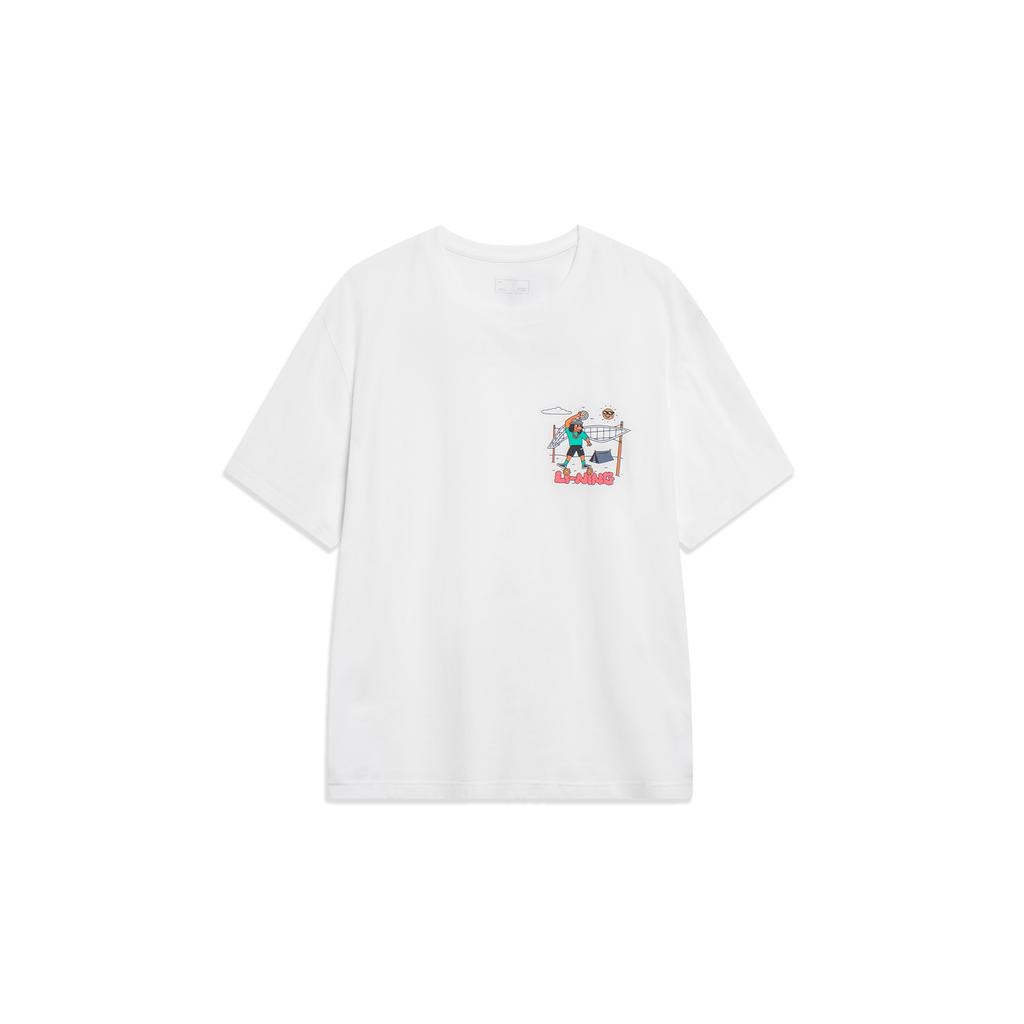 Li Ning Sports Life Collection T-Shirt Herren Elfenbein AHST179-5